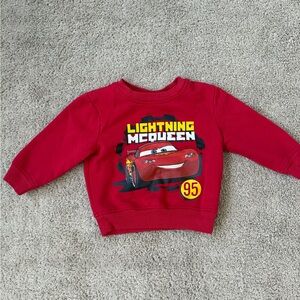 Vintage Disney Cars Lightening McQueen Sweatshirt, 18m